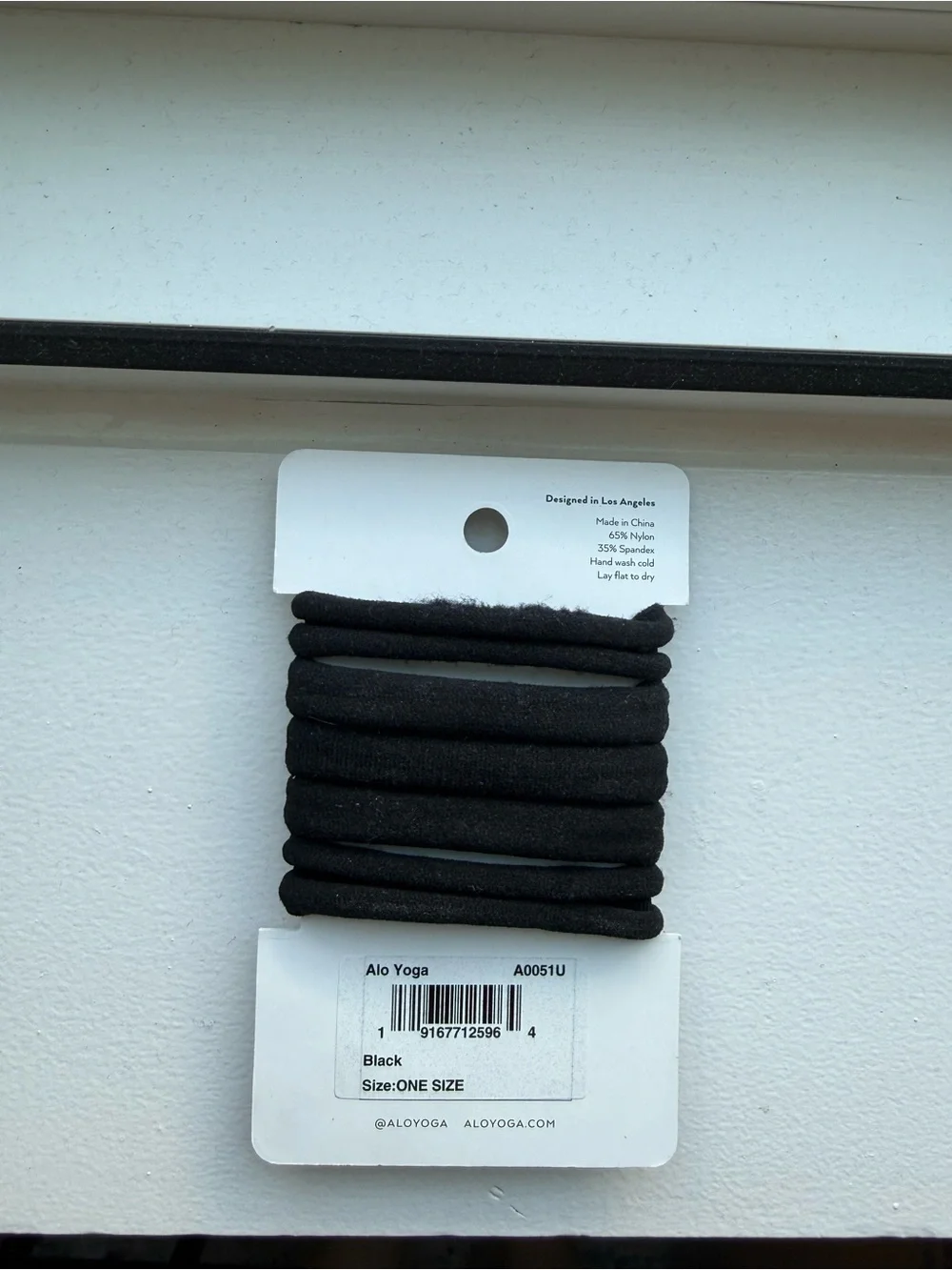 ALO Yoga Black Untangled Hair Ties